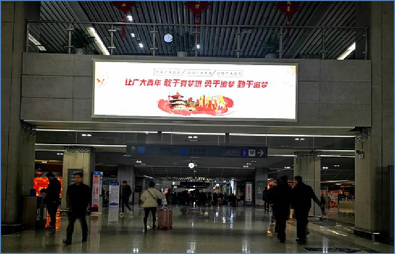 安徽六安高铁南站灯箱广告发布