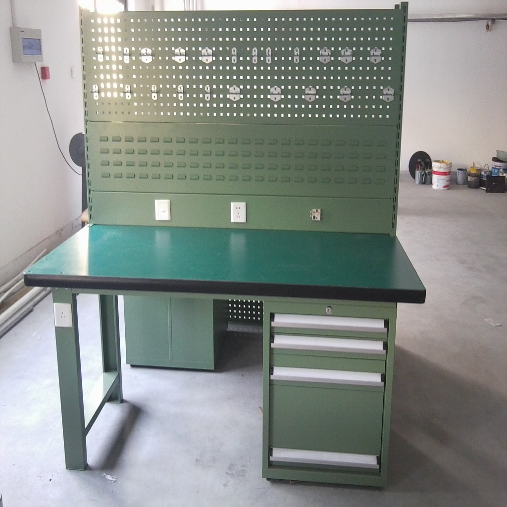 天津生产重型工具柜定做带挂板工具柜_组装工作台