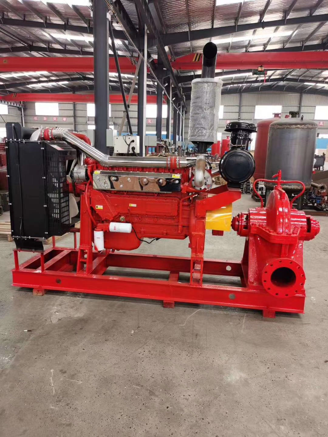 山东移动式柴油机消防泵生产 自带控制柜消防泵批发 型号齐全