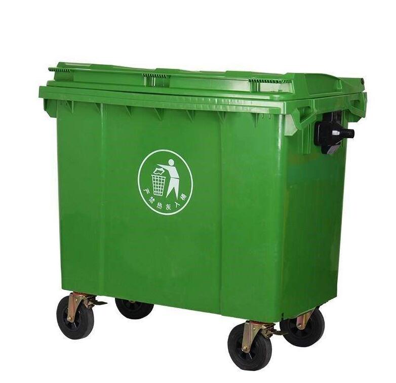 手推塑料垃圾車生產設備 660L環衛垃圾桶生產設備 垃圾車生產設備機器