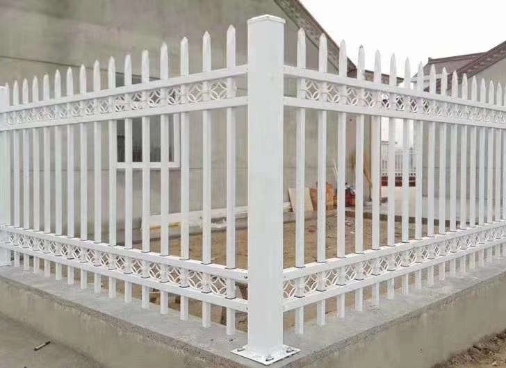 可安装户外锌钢庭院围墙护栏 小区建筑围界栅栏锌钢围栏定制