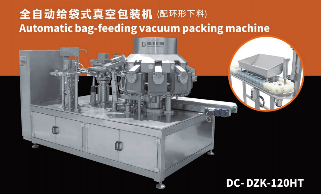 道川机械全自动给袋式真空包装机 糖果包装机 块状物料真空包装机