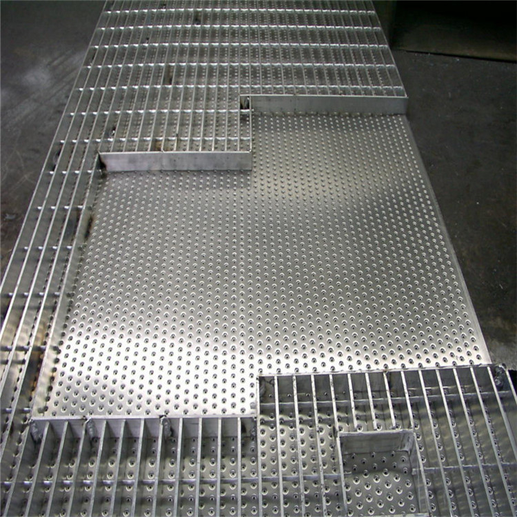 热浸锌复合钢格栅板厂家 衢州耐腐蚀防滑钢构平台钢格板 来图定做