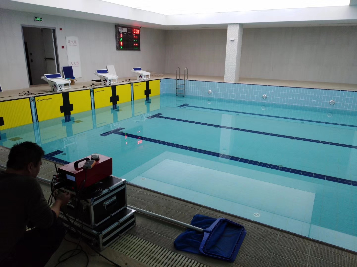 吉林游泳计时记分系统 泳池计时设备