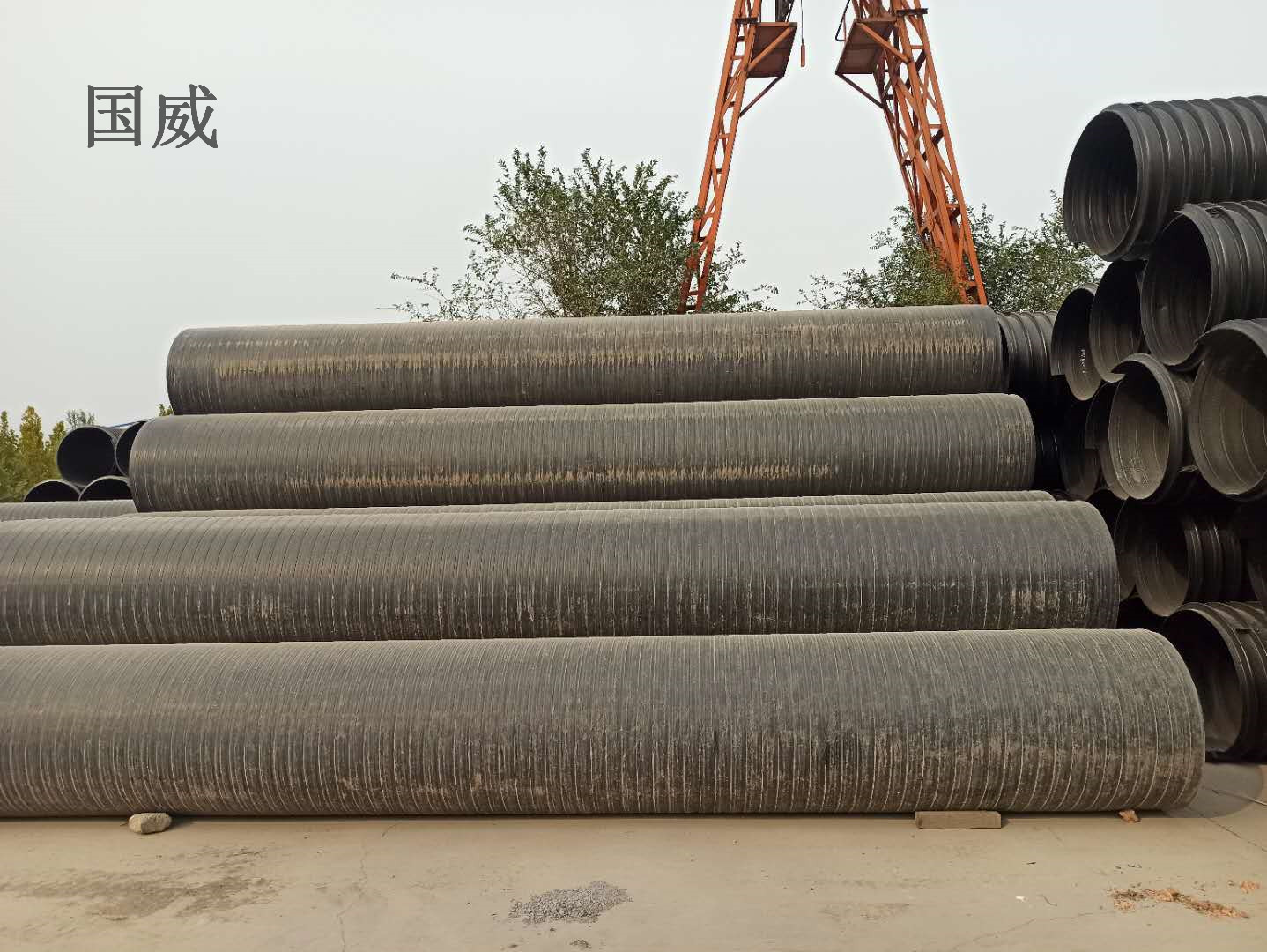 荆州PE聚乙烯钢丝复合管供应商 碳素钢骨架PE缠绕给水管