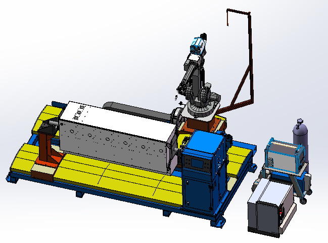 广州创研智能型充气柜机器人焊接系统 电力自动化焊接设备