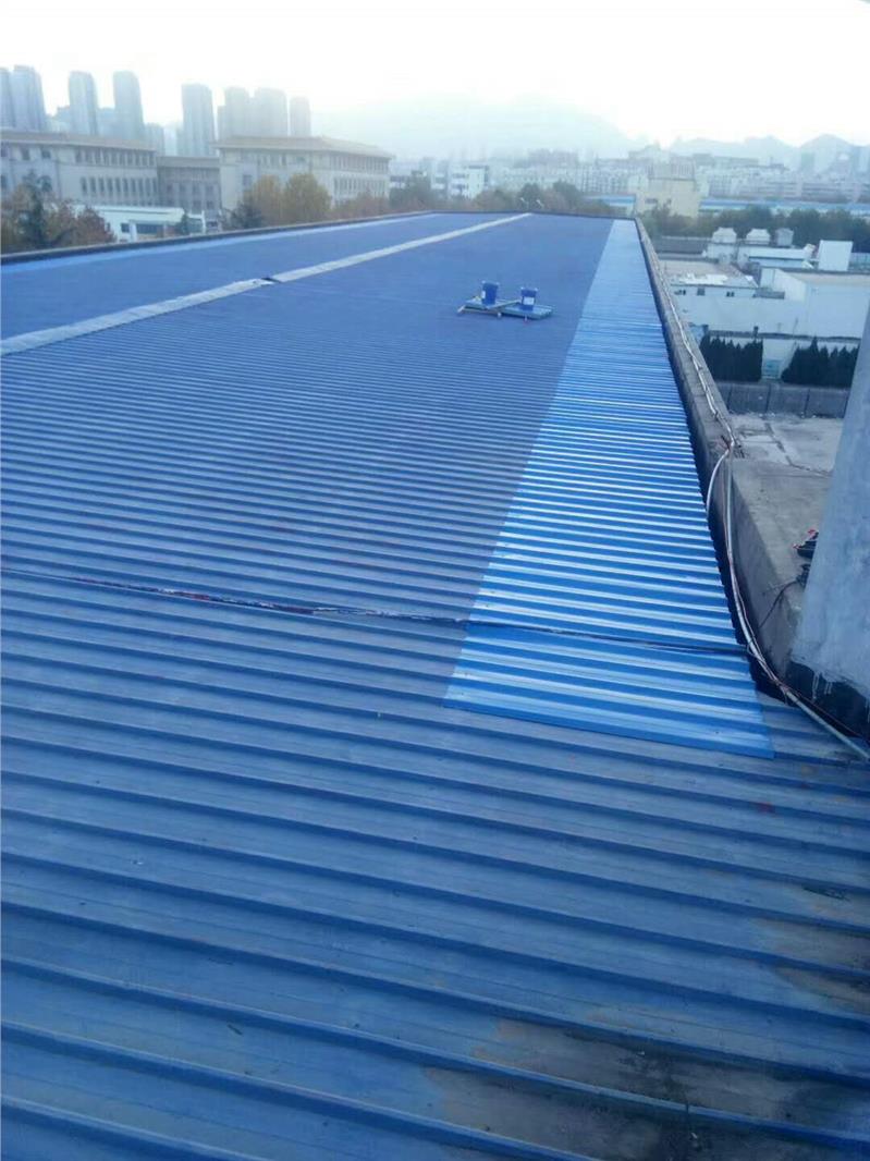 天津屋顶彩钢瓦喷漆翻新施工
