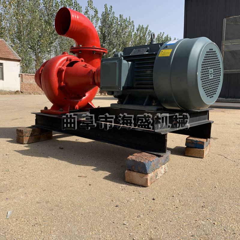 纸厂污水处理混流泵型号190汽油自吸泵2寸汽油离心泵