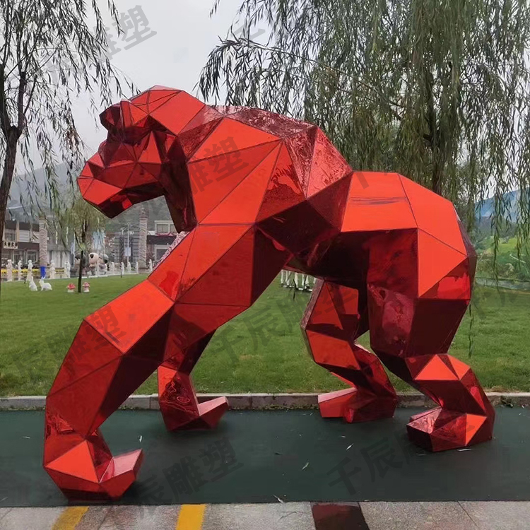 动物玻璃钢雕塑制作