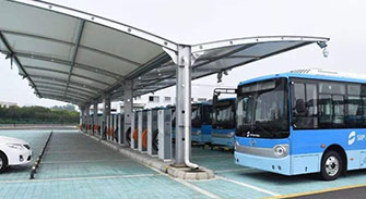 重庆大型公交站新能源公交车240KW直流快充充电桩国标通用