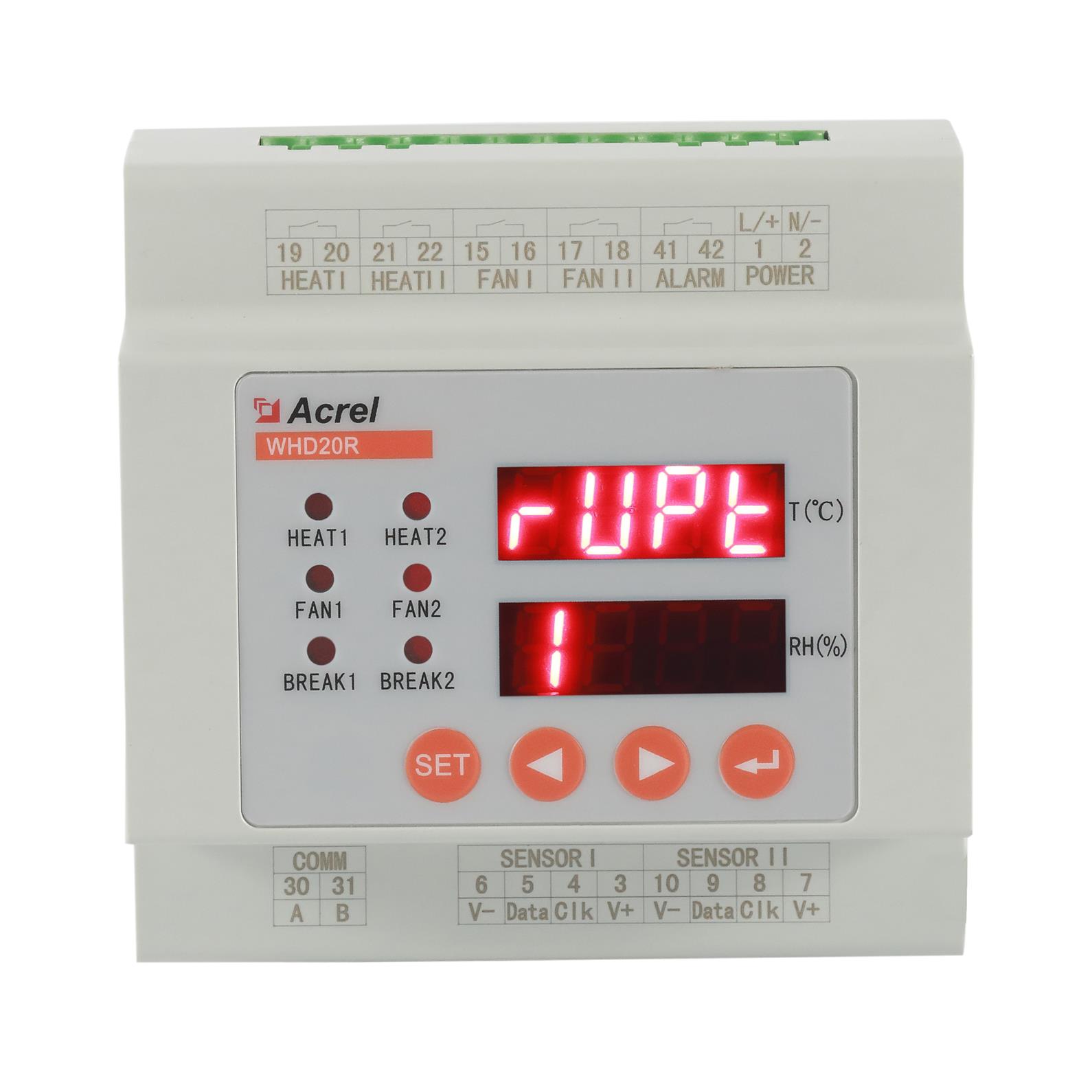 安科瑞WHD20R-11 导轨式温湿度控制器 开关柜智能温湿度控制器