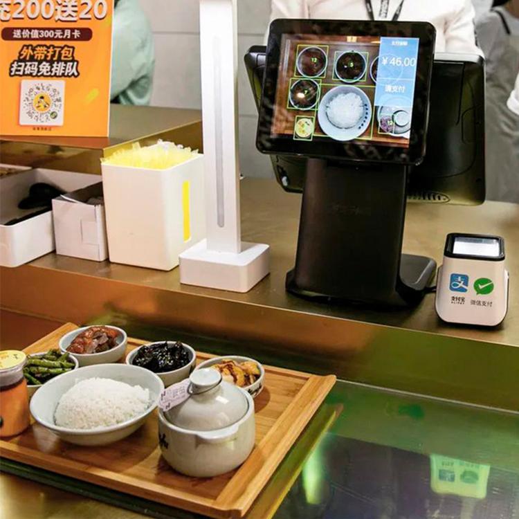 戈子科技 智能食堂 饭堂结算台 智能结算系统 菜品识别结算