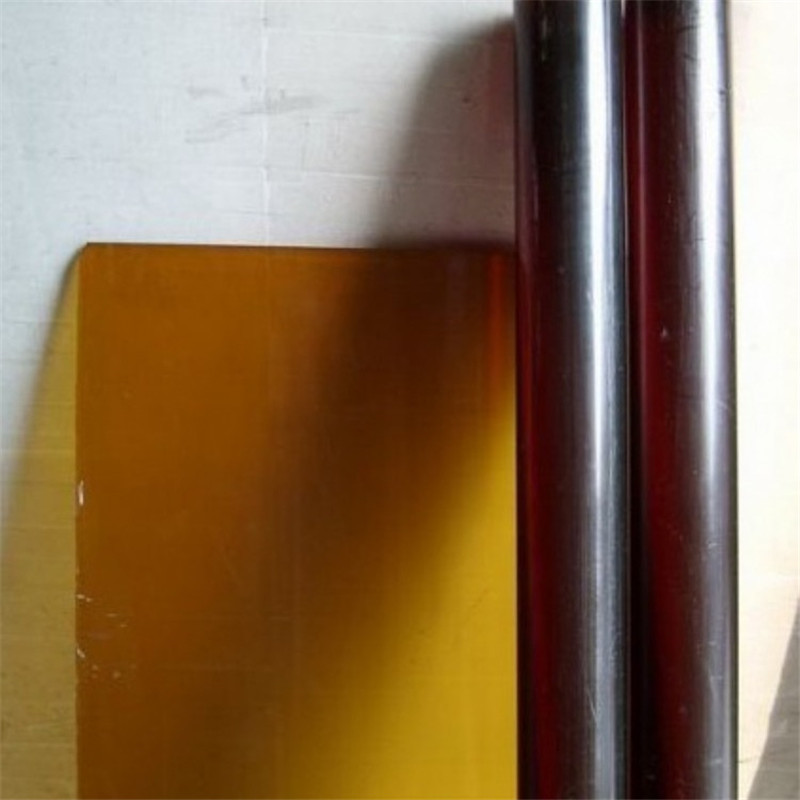 耐高温PI板 聚酰棒 PI棒 棕红色耐高温聚酰棒零件加工