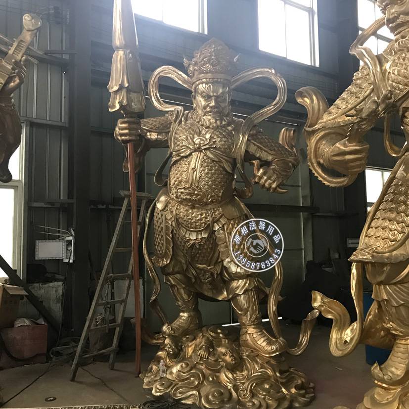 温州禅相铜香炉设计 铸造山东寺院黄铜香炉厂家