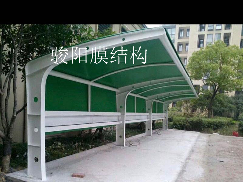 美观经济实用的武汉雨棚 膜结构遮阳棚 张拉膜景观棚