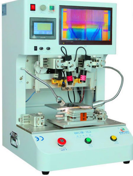 海伦达脉冲热压机GZC-200S液晶排线焊接ACF绑定