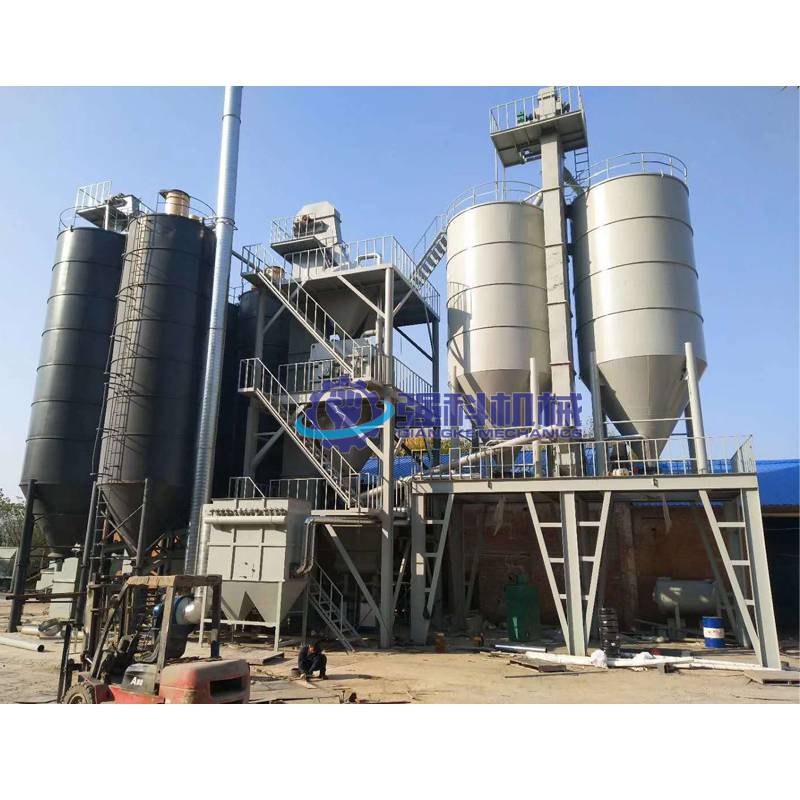 轻质干粉砂浆生产线设备厂家QKSC-6T大型石膏砂浆设备