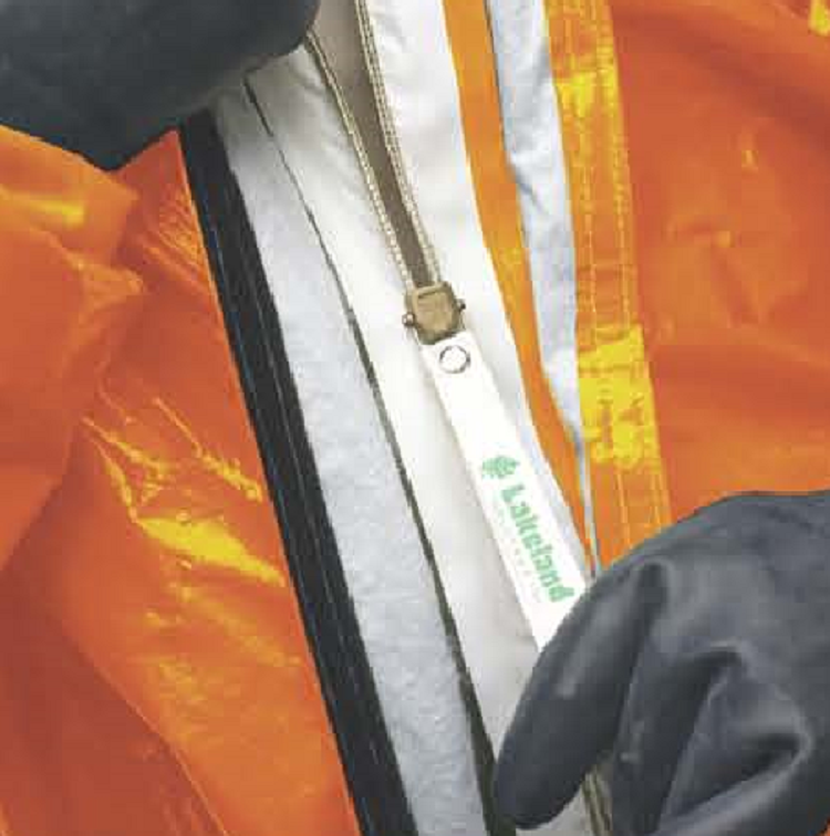 雷克蘭氣密型A級防化服ICP640內(nèi)置呼吸背囊防護服