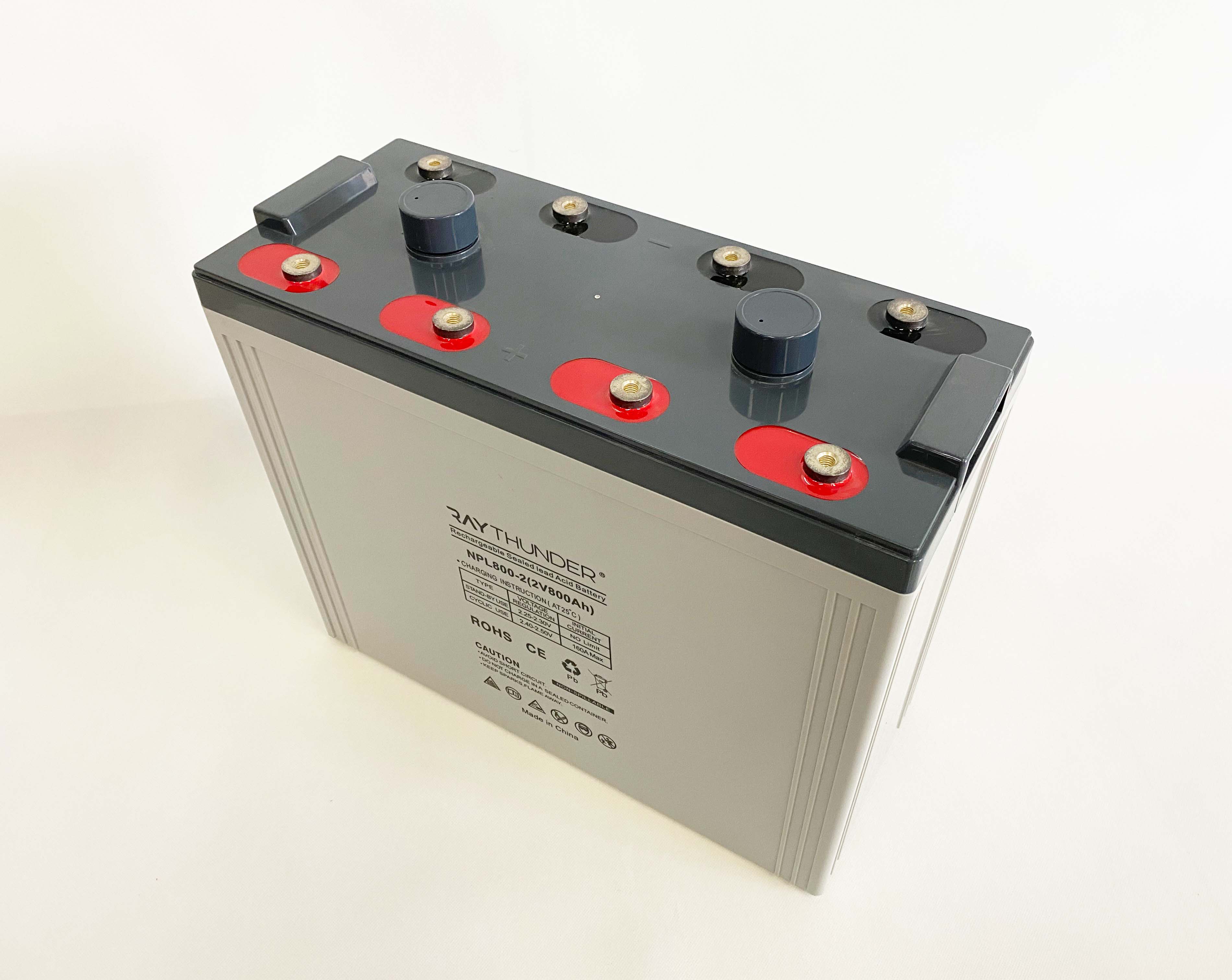 2V800AH铅酸电池 免维护供电厂 铁路设备电池 铁路供电电池
