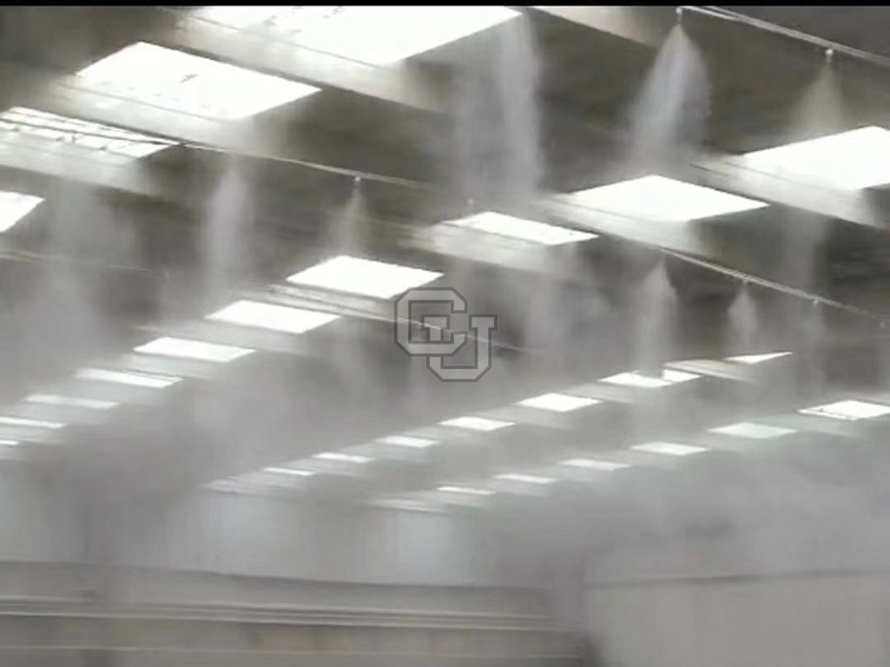 福州人造雾厂家康催纽CU厂房喷雾降温设备