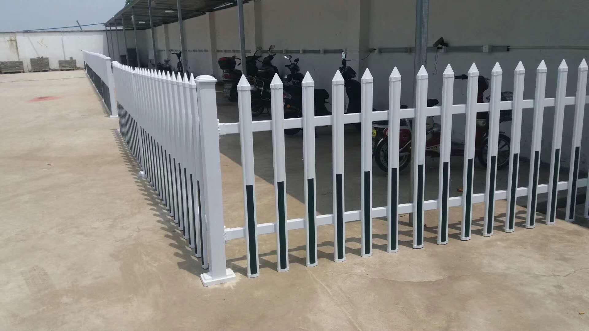 社区塑钢围栏A晶桥社区塑钢围栏厂家直供
