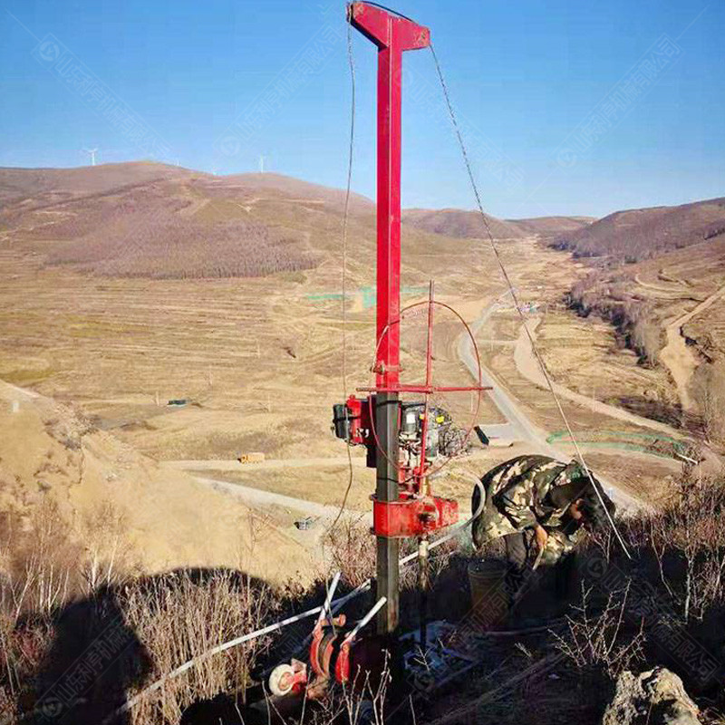 50米地质勘探钻机 岩层钻探设备 QBZ-50小型轻便取样钻机