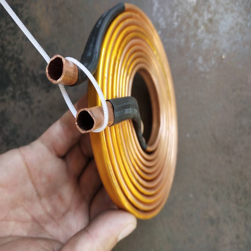 t2紫铜管磁力线圈 盘圆铜管 导电红铜发热盘管