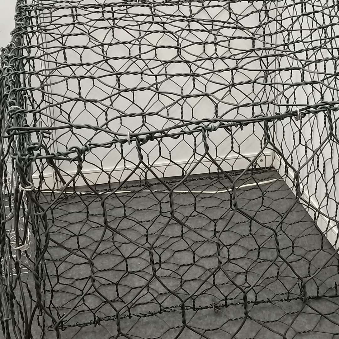 PVC包塑网箱 格宾石笼网 边坡防护六角网箱批发