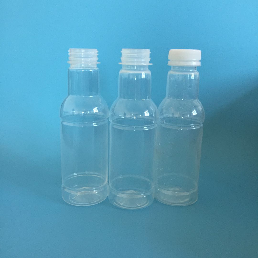 400ML宽口米酒瓶饮料瓶液体透明PET塑料瓶防盗盖生产厂家直销