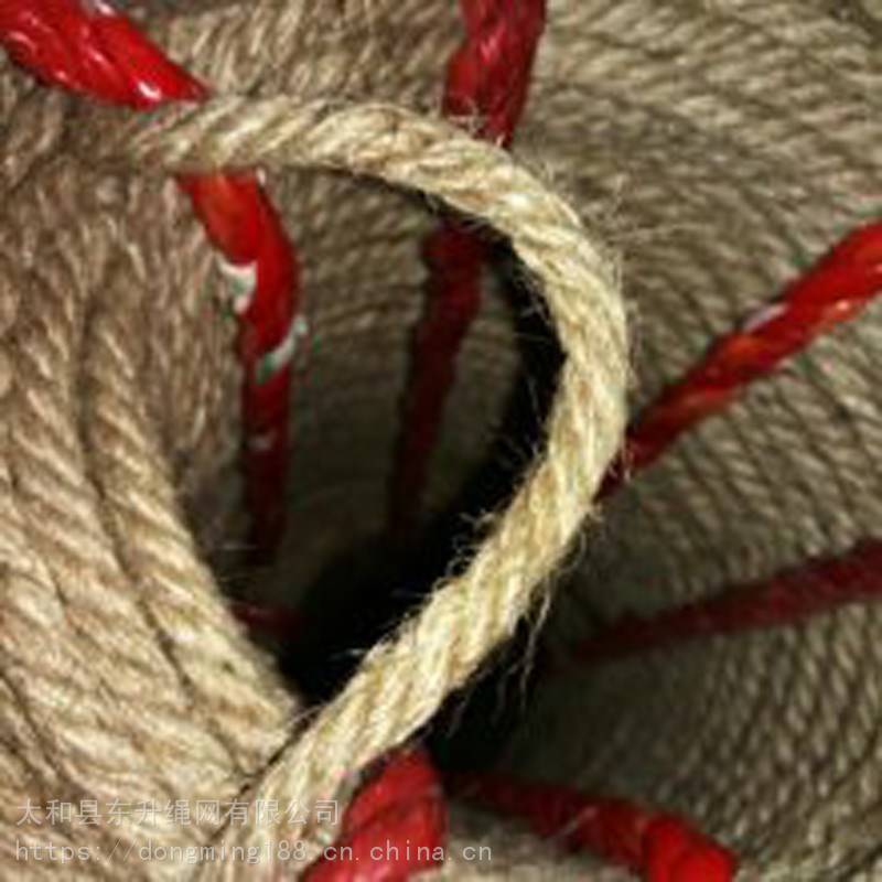 柳编工艺装饰麻绳黄麻绳麻线生产