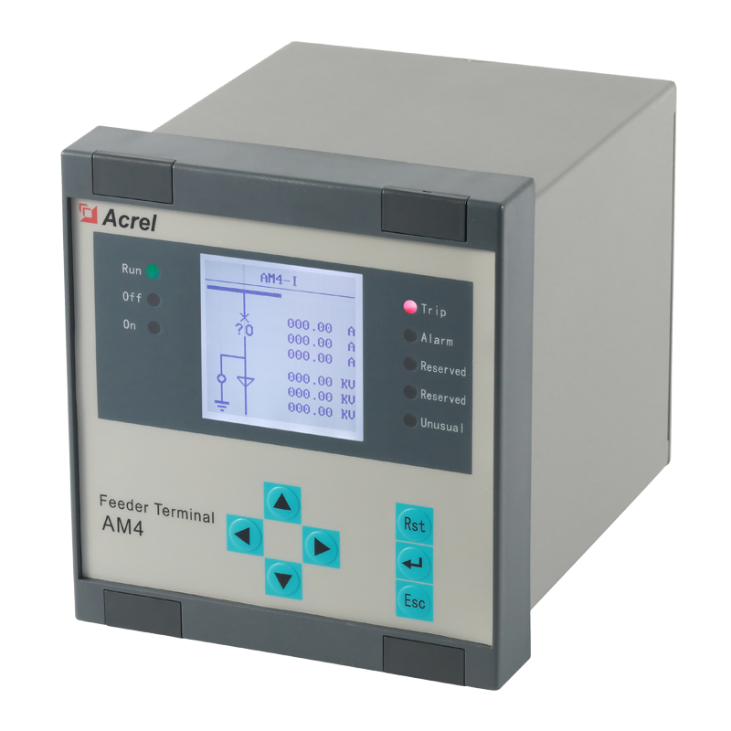 安科瑞AM4-U1电压型微机保护装置 12DI 5DO 1路RS485 1路rs232