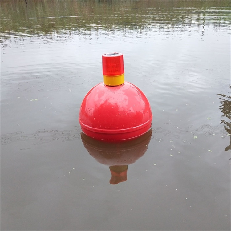 直徑50公分海面警示燈浮球 PE水上警示塑料浮球