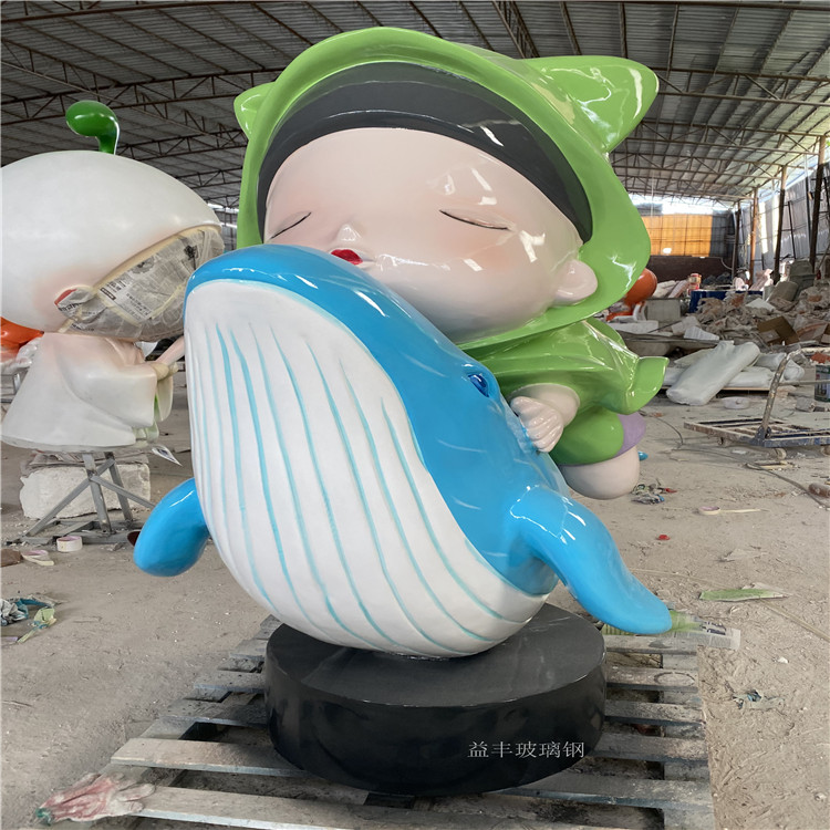 惠州吉祥物玻璃钢卡通动物雕塑