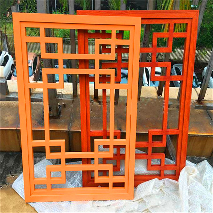 天津中式雕刻铝窗花 按需定制