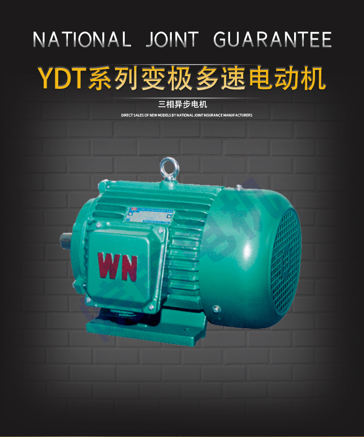 交流变频调速器 YDT系列变较多速三相异步电动机 操作维修方便