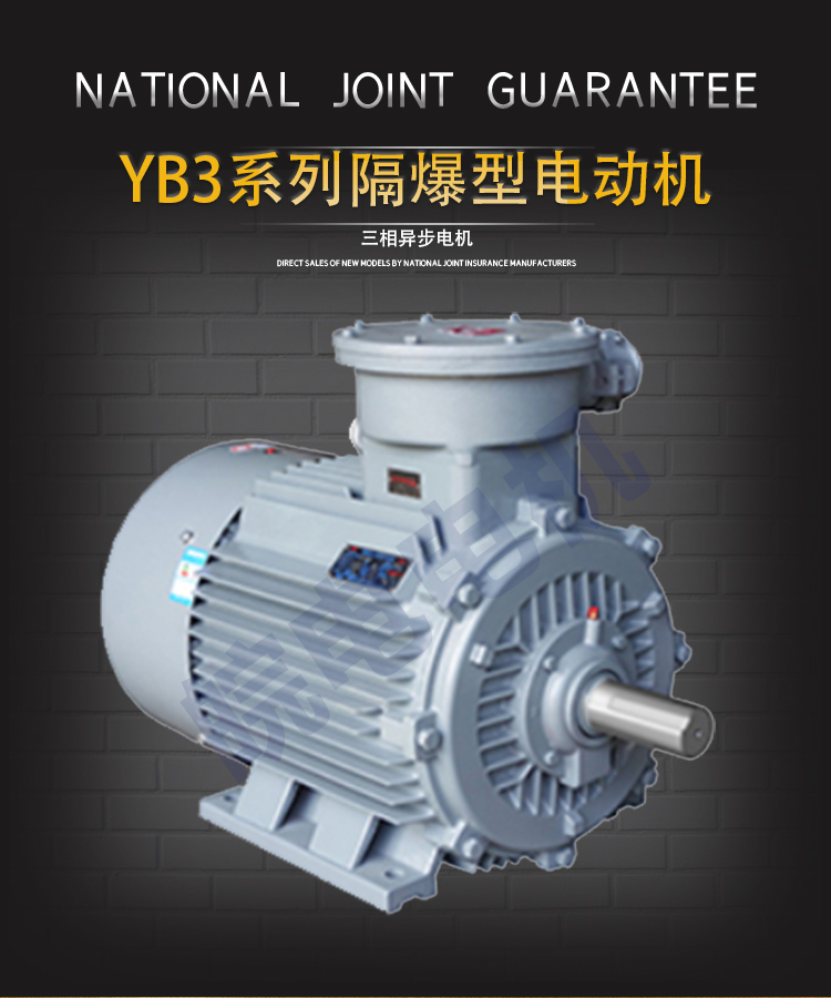 防爆电机费用 YB3系列隔爆型三相异步电动机 可非标定制