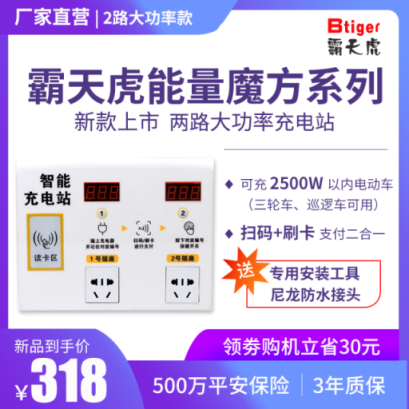 上海2路智能充电站新品全新上市