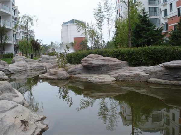 河北生态园塑石施工