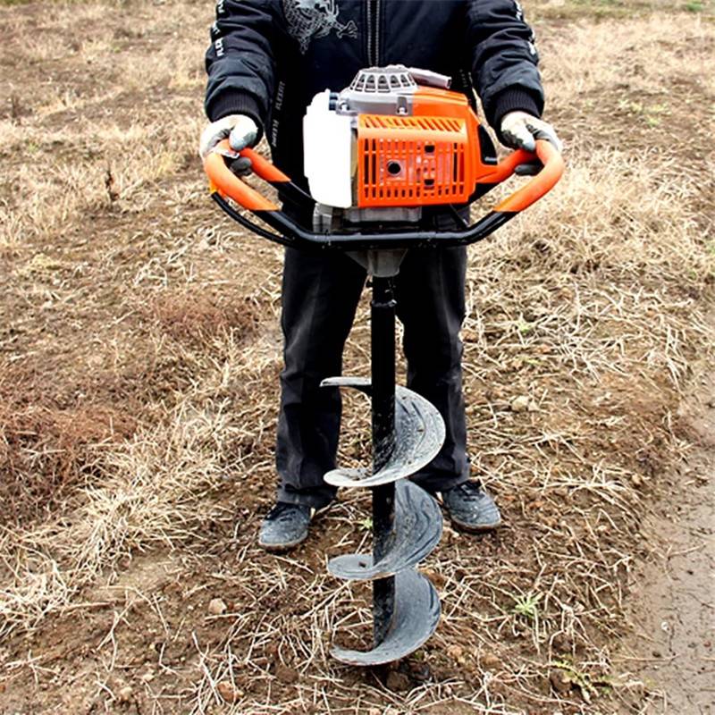 园林工具**一人操作挖坑打洞机 果园施肥挖洞机
