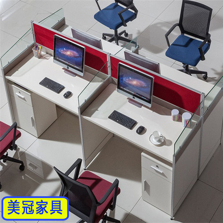 信阳办公桌 简约钢架桌 电脑桌工厂批发 可定做