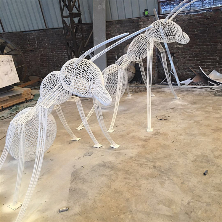 镂空蚂蚁雕塑 不锈钢镂空蚂蚁雕塑