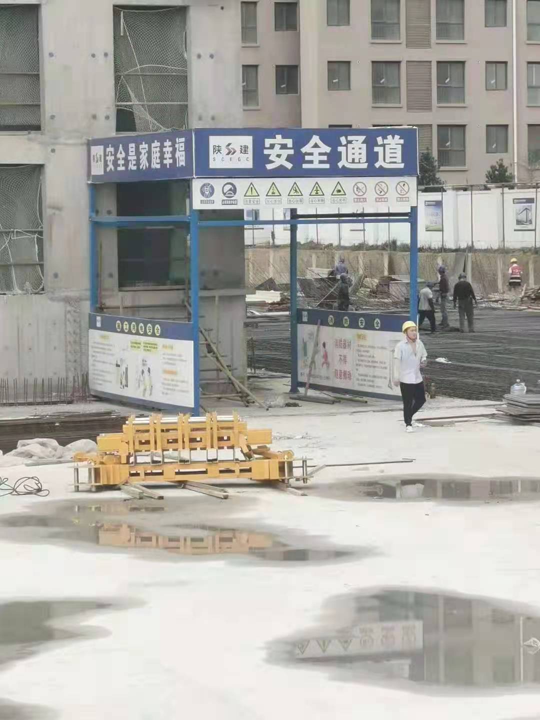 南京安全通道防護棚搭設