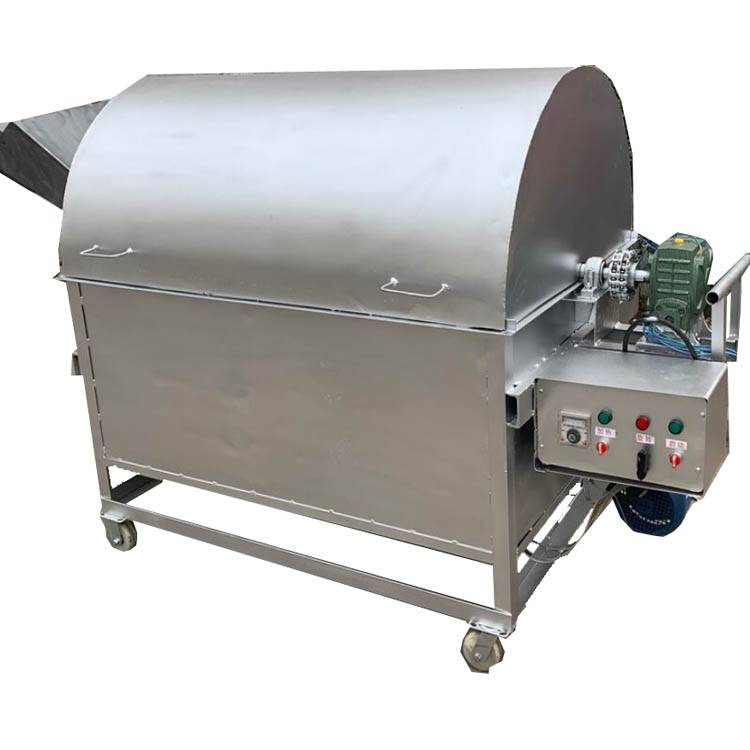 燃气加热小型炒货机 不锈钢瓜子炒货机价格 自动控温商用炒货机
