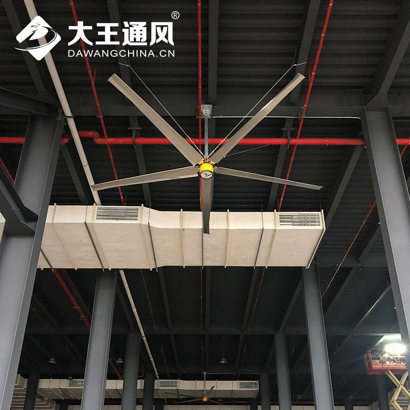 肇庆永磁同步电机工业大风扇 高达86%的电机效率