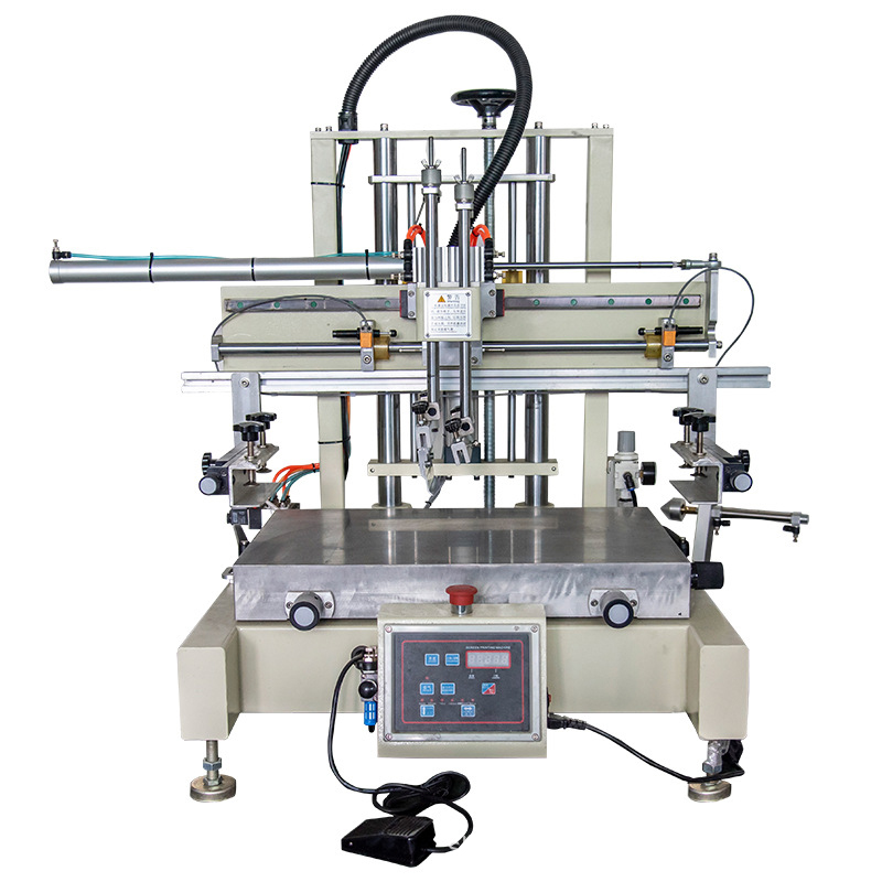 沧州市丝印机厂家手提袋网印机不干胶自动转盘丝网印刷机直销