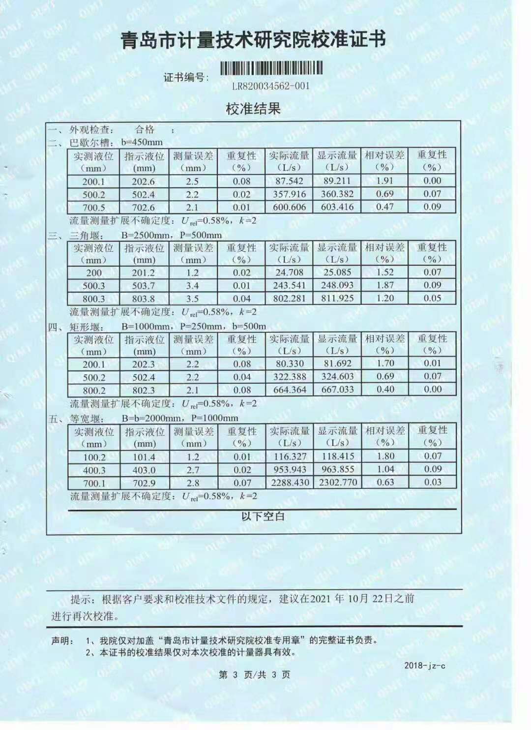 莆田直销明渠流量计