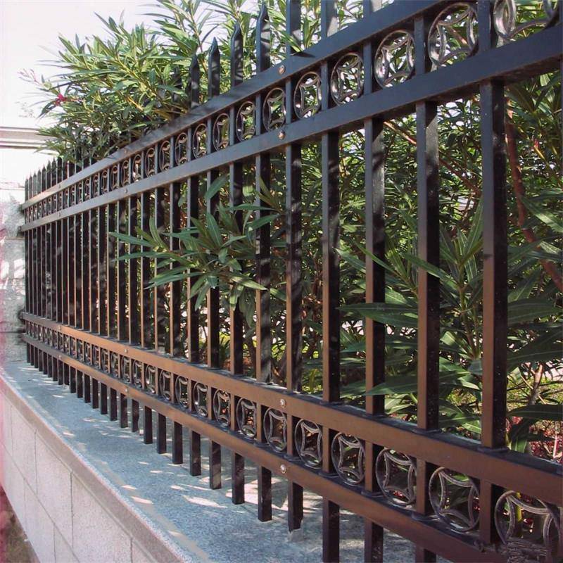 宏特锌钢护栏厂家 定制优质别墅围墙栏杆 厂区围墙护栏 高强度耐腐蚀
