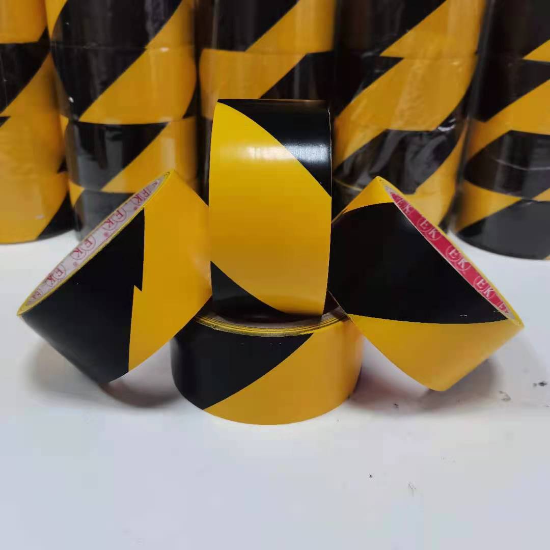 厦门警示胶带现货批发 漳州黑黄地板标识胶带生产厂家