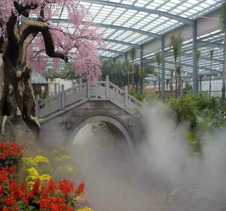 淄博园林景观人造雾设计
