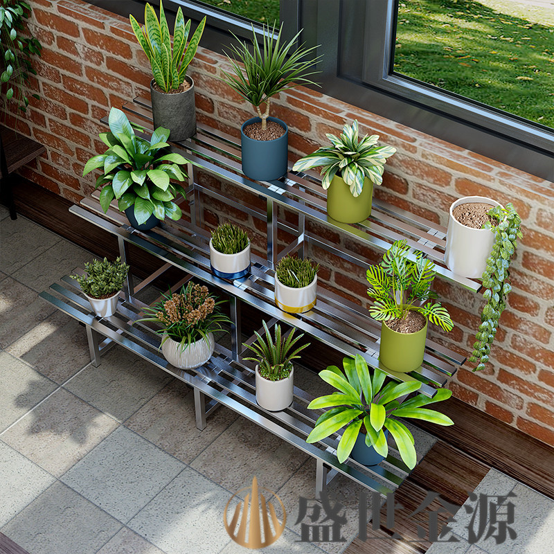广州阳台外安装不锈钢花架 不锈钢花架制作方法